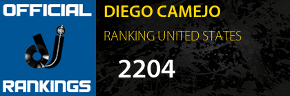 DIEGO CAMEJO RANKING UNITED STATES