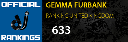 GEMMA FURBANK RANKING UNITED KINGDOM