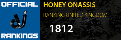 HONEY ONASSIS RANKING UNITED KINGDOM