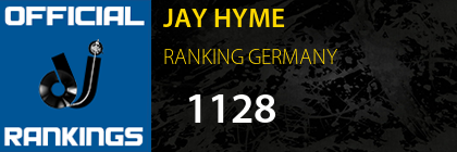 JAY HYME RANKING GERMANY