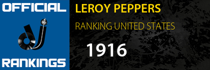 LEROY PEPPERS RANKING UNITED STATES