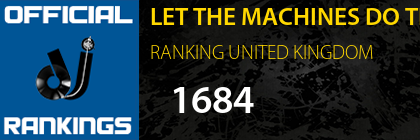 LET THE MACHINES DO THE WORK RANKING UNITED KINGDOM