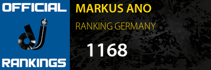 MARKUS ANO RANKING GERMANY