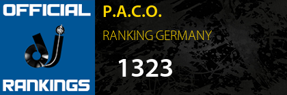 P.A.C.O. RANKING GERMANY