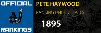 PETE HAYWOOD RANKING UNITED STATES