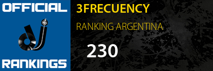 3FRECUENCY RANKING ARGENTINA