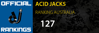 ACID JACKS RANKING AUSTRALIA
