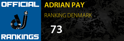 ADRIAN PAY RANKING DENMARK