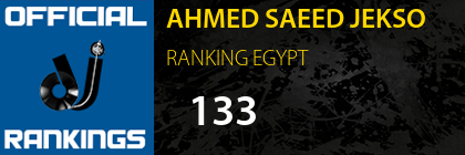 AHMED SAEED JEKSO RANKING EGYPT
