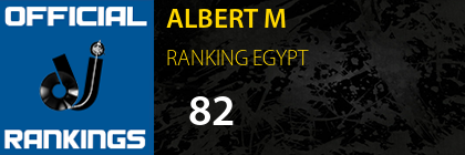 ALBERT M RANKING EGYPT
