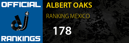 ALBERT OAKS RANKING MEXICO