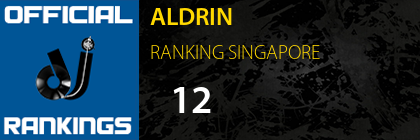 ALDRIN RANKING SINGAPORE