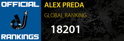 ALEX PREDA GLOBAL RANKING