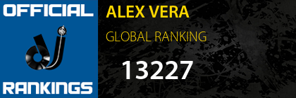 ALEX VERA GLOBAL RANKING