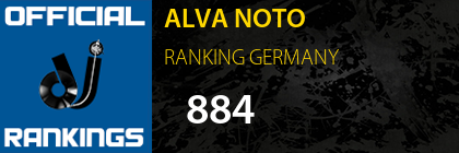 ALVA NOTO RANKING GERMANY