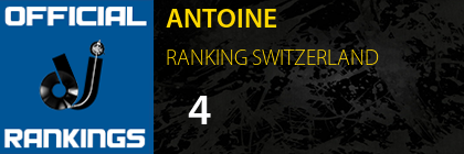 ANTOINE RANKING SWITZERLAND