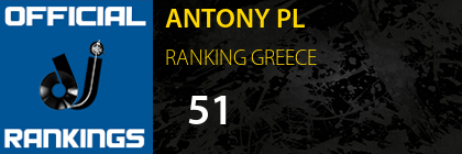 ANTONY PL RANKING GREECE