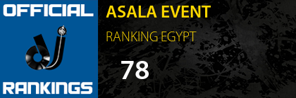 ASALA EVENT RANKING EGYPT