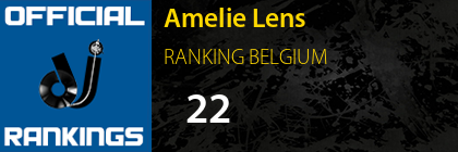 Amelie Lens RANKING BELGIUM