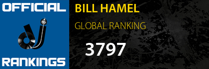 BILL HAMEL GLOBAL RANKING
