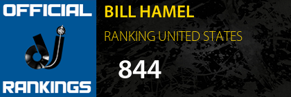 BILL HAMEL RANKING UNITED STATES
