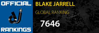 BLAKE JARRELL GLOBAL RANKING