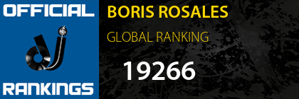 BORIS ROSALES GLOBAL RANKING