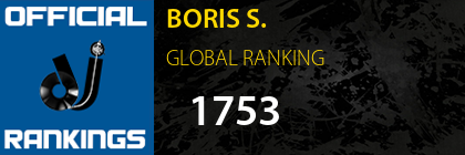 BORIS S. GLOBAL RANKING