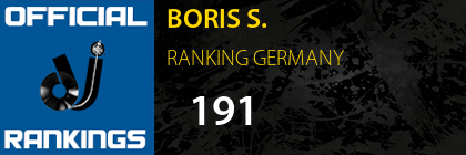 BORIS S. RANKING GERMANY