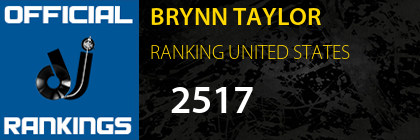 BRYNN TAYLOR RANKING UNITED STATES