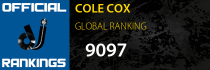 COLE COX GLOBAL RANKING