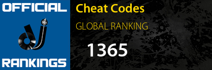 Cheat Codes GLOBAL RANKING