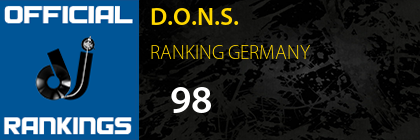 D.O.N.S. RANKING GERMANY