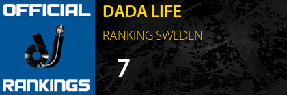 DADA LIFE RANKING SWEDEN