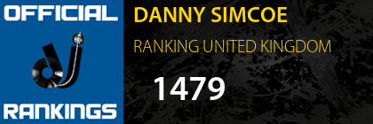 DANNY SIMCOE RANKING UNITED KINGDOM