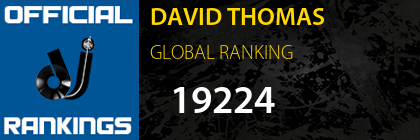DAVID THOMAS GLOBAL RANKING