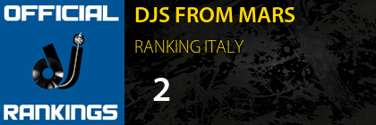 DJS FROM MARS RANKING ITALY