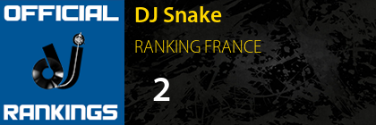 DJ Snake RANKING FRANCE