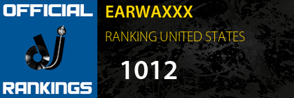 EARWAXXX RANKING UNITED STATES