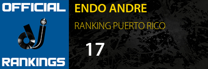 ENDO ANDRE RANKING PUERTO RICO