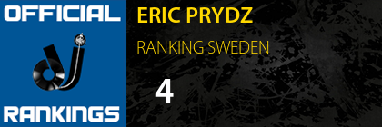 ERIC PRYDZ RANKING SWEDEN