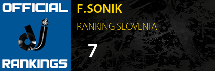 F.SONIK RANKING SLOVENIA