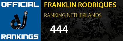 FRANKLIN RODRIQUES RANKING NETHERLANDS