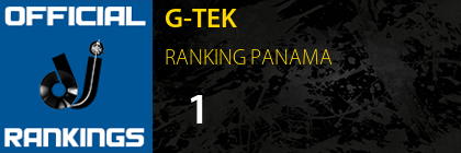 G-TEK RANKING PANAMA