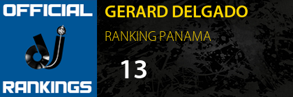 GERARD DELGADO RANKING PANAMA