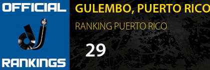 GULEMBO, PUERTO RICO RANKING PUERTO RICO