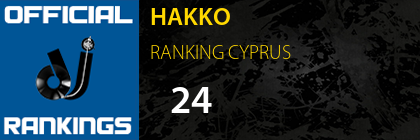 HAKKO RANKING CYPRUS