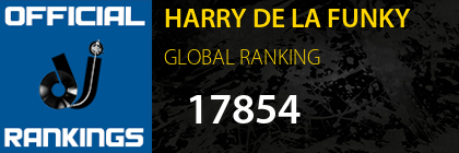 HARRY DE LA FUNKY GLOBAL RANKING