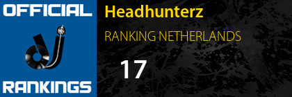 Headhunterz RANKING NETHERLANDS