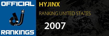 HYJINX RANKING UNITED STATES